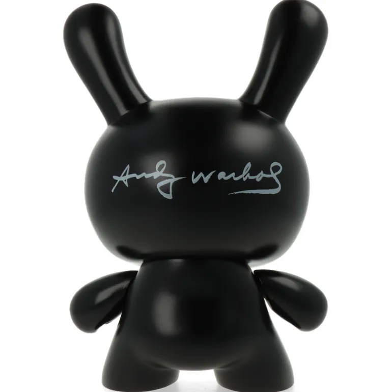 Andy Warhol Fright Wig Self-Portrait 8" Masterpiece Dunny - Monochrome Edition