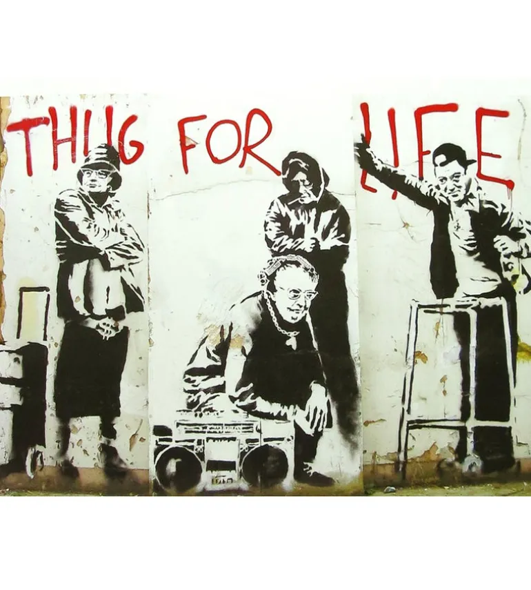 Banksy - You're an acceptable level of threat...
