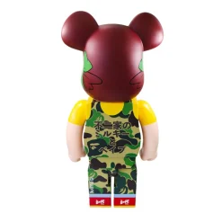 1000% Bearbrick Bape × Pekochan (grün)