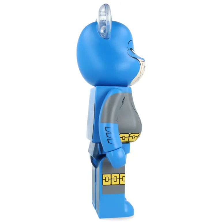 400% + 100% Bearbrick Batman Dark Knight (TDKR Blue Ver.)