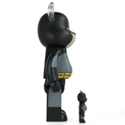 400% + 100% Bearbrick Batman Hush - Black ver.