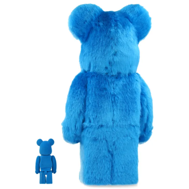 400% + 100% Bearbrick Coin Parking Delivery x Sesame Street Elmo (CPD Ver.) and Shiraishi-San (Sesame Street Ver.)