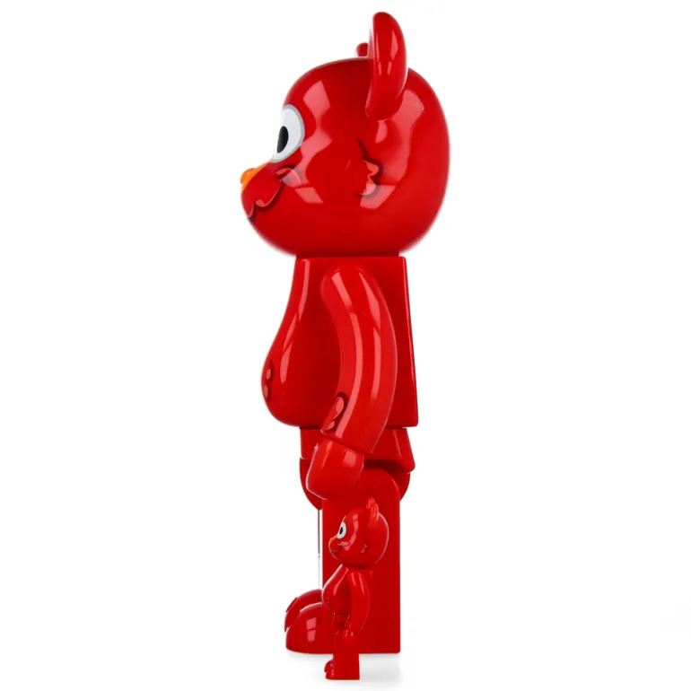 400% + 100% Bearbrick Coin Parking Delivery x Sesame Street Elmo (CPD Ver.) and Shiraishi-San (Sesame Street Ver.)