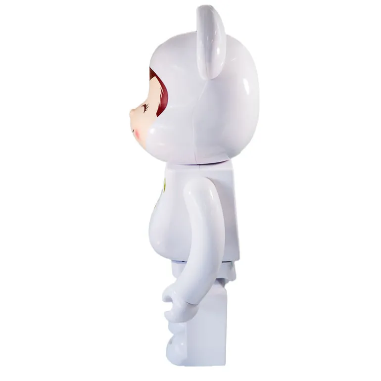1000% Bearbrick Daruma x Pekochan