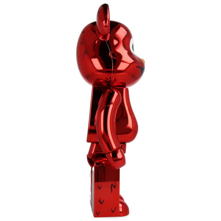 400% + 100% Bearbrick Elmo Chrome Ver.