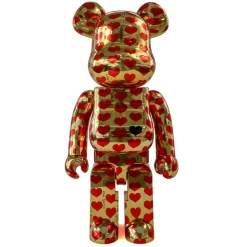 400% + 100% Bearbrick Gold Herz