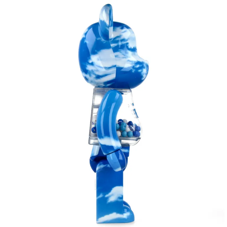 400% + 100% Bearbrick My First Baby (Blue Sky)