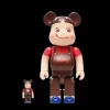 400% + 100% Bearbrick Pekochan Chocolate Milky
