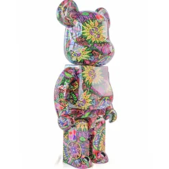 1000% Bearbrick Psychedelic Paisley