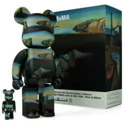 400% + 100% Bearbrick Salvador Dali The Persistance of Memory