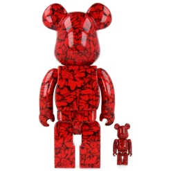 400% + 100% Bearbrick Shun Sudo - Mr Scarlet