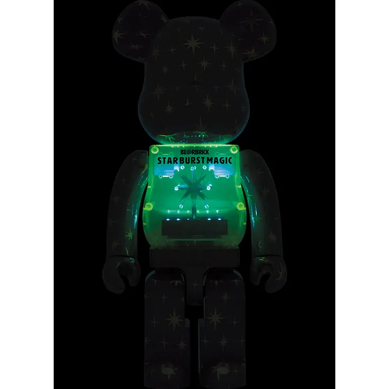 BEARBRICK STAR BURST MAGIC 1000% Light Up Version