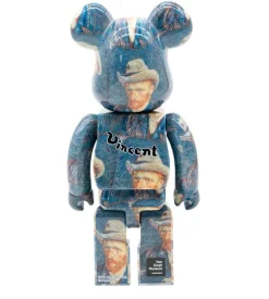 1000% Bearbrick VanGogh Museum Self Portrait