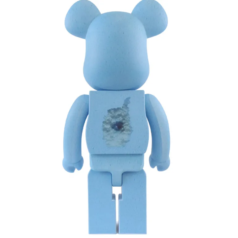 1000% Bearbrick x Snarkitecture x Black Rainbow Blue Édition