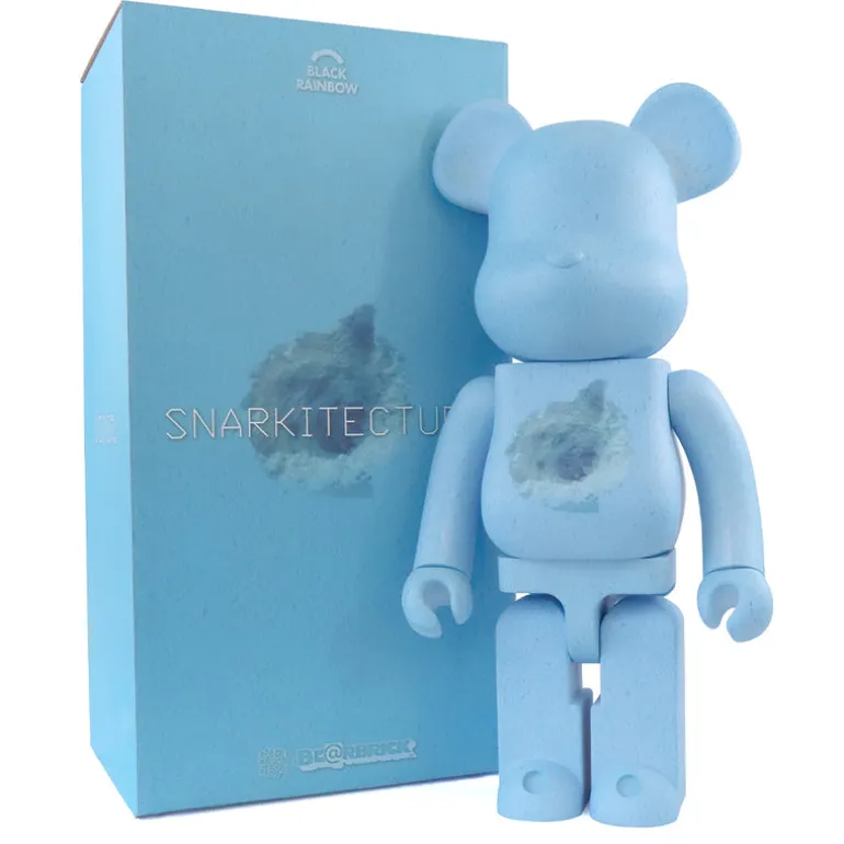 1000% Bearbrick x Snarkitecture x Black Rainbow Blue Édition