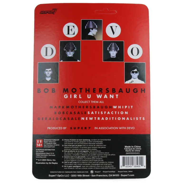 Bob Mothersbaugh (The Girl U Want) - Devo - ReAction Figures Wave 4