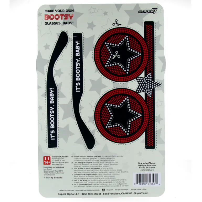 Bootsy Collins Reaction Figures - Glow in the Dark
