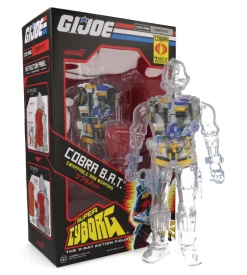 Cobra B.A.T. Clear- G.I. Joe Super Cyborg - ReAction figure