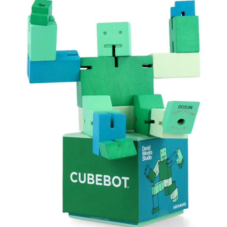 Cubebot - Small - Green Multi
