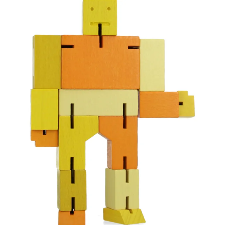 Cubebot - Small - Yellow Multi