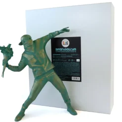 Flower Bomber Bronze Statue - Banksy X Medicom Toy