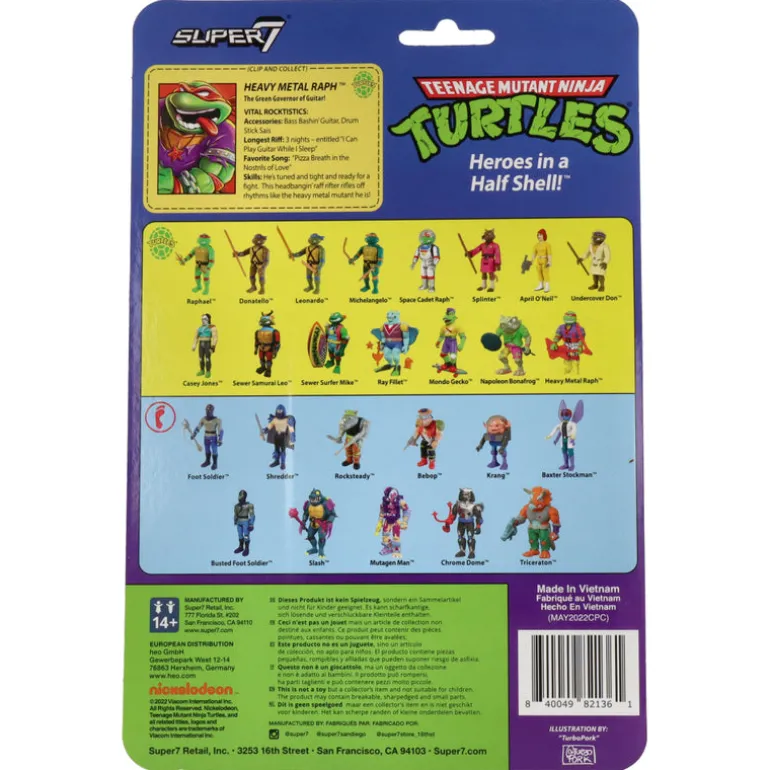 Heavy Metal Raph (Tortues Ninja - TMNT) - ReAction figures