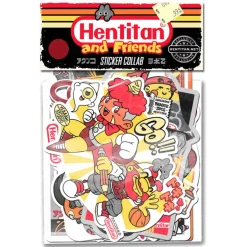 Hentitan and Friends - Brown Sticker Pack