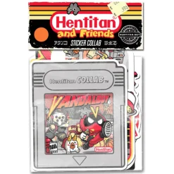 Hentitan and Friends - Orange Sticker Pack