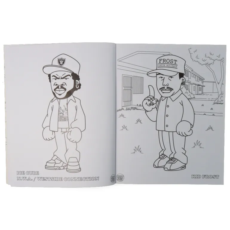 Hip Hop Coloring Book : West Coast Edition
