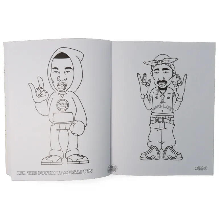 Hip Hop Coloring Book : West Coast Edition