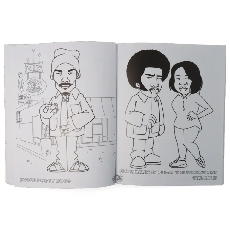 Hip Hop Coloring Book : West Coast Edition