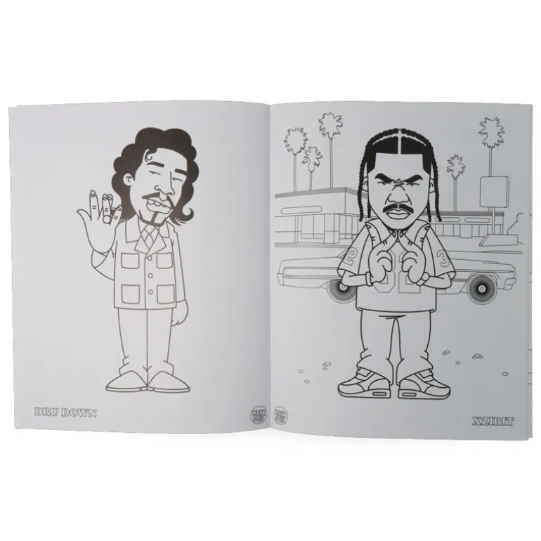 Hip Hop Coloring Book : West Coast Edition