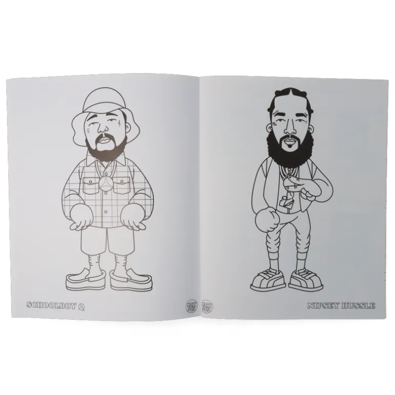 Hip Hop Coloring Book : West Coast Edition