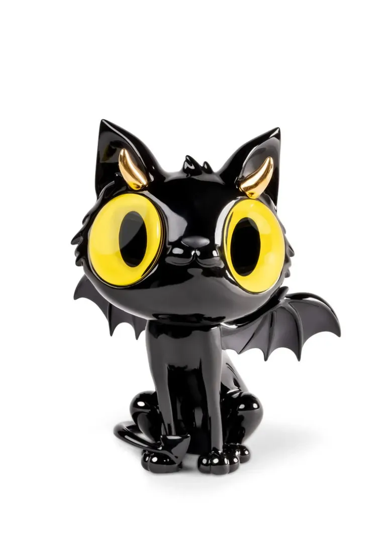 Little Devil Cat - Sculpture von Javier Calleja
