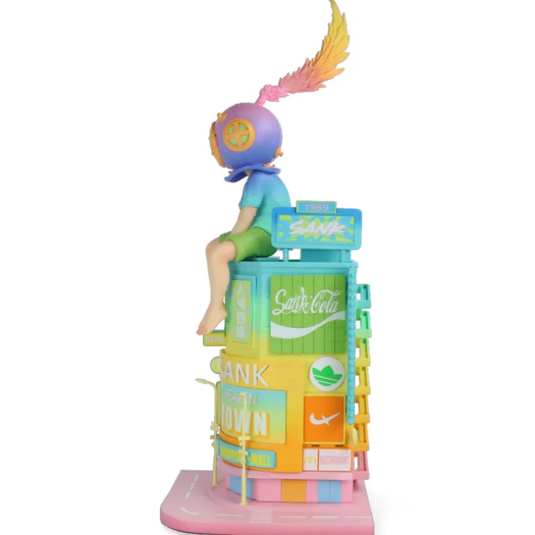 Lonely Colossus-Rooftop Boy-Colorful Journey