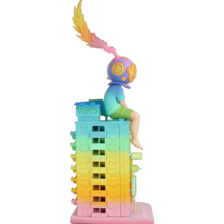 Lonely Colossus-Rooftop Boy-Colorful Journey