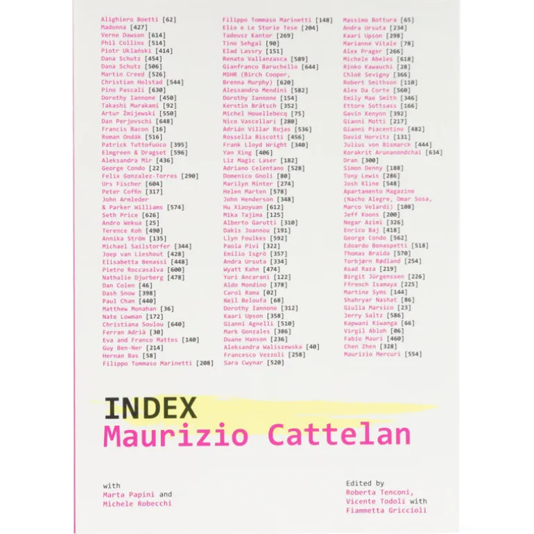 Maurizio Cattelan - INDEX