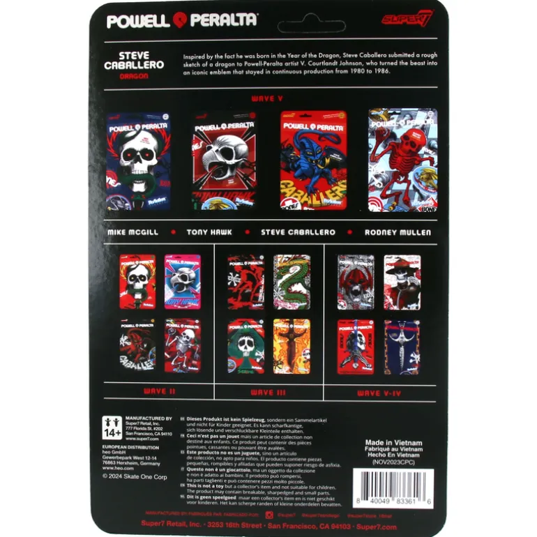 Mike McGill (Mt. Trashmore '85) - Powell Peralta ReAction Figures Wave 5