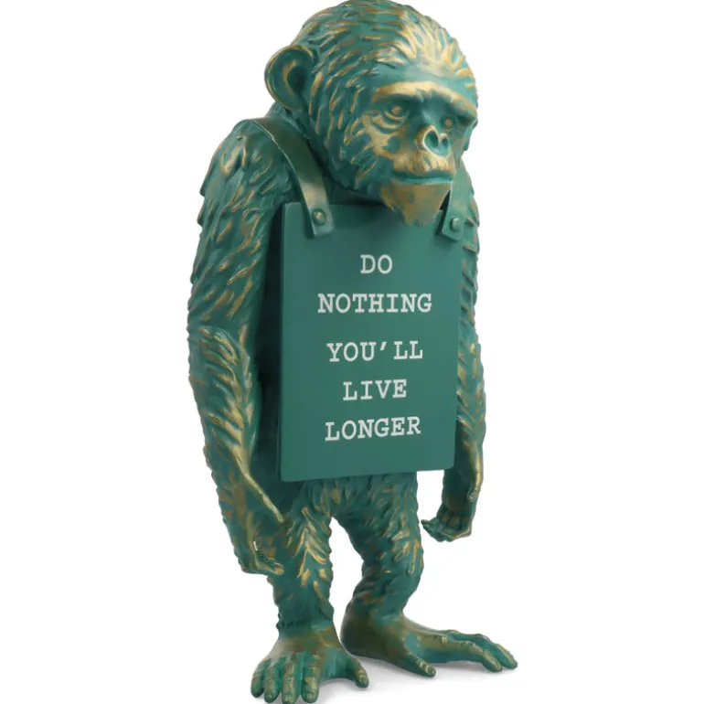 Monkey Sign Bronze Statue - Banksy X Medicom Toy