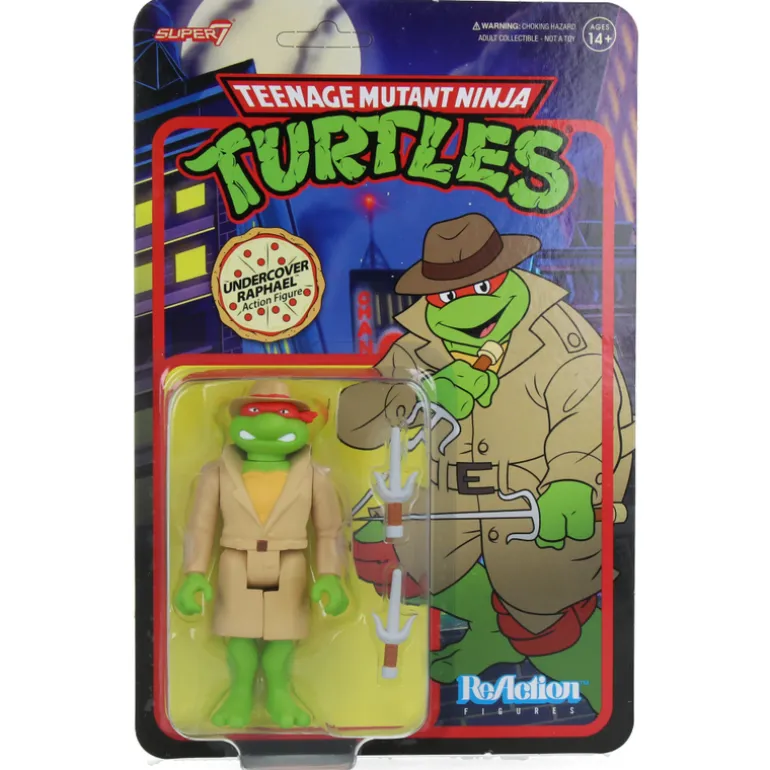ReAction Figures Wave 08 - Undercover Raphael (Cartoon) - TMNT