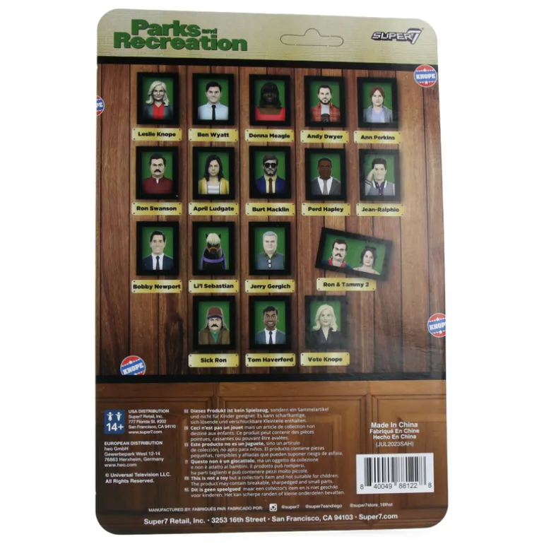 Ron Swanson (Strep Throat) - Parks and Recreation ReAction Figures Wave 4