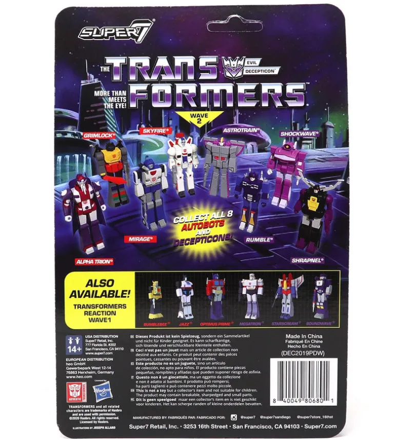 Rumble- Transformers wave 2 - ReAction figures