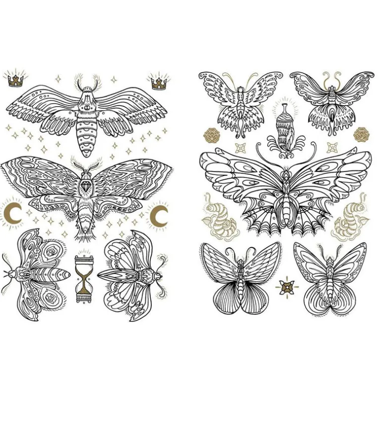 Tattoo Colouring Book