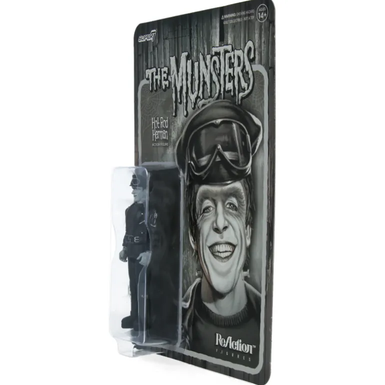 The Munsters Hot Rod Herman (Grayscale) - ReAction Figures